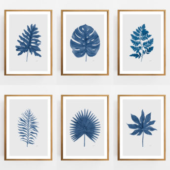 Philodendron-Living-in-Navy-Blue-Fine-with-Whisper-Grey-Art-Print-LifeStyle4