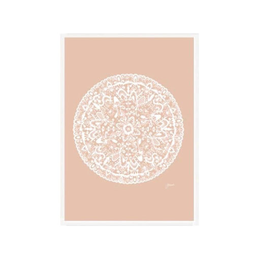 Sahara-Mandala-in-Light-Blush-Solid-Wall-Art-White