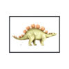 Stavros-the-Stegosaurus-Dinosaur--Fine-Art-Print-Black