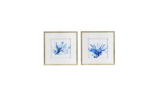 Blue Coral Framed Prints Wall Art