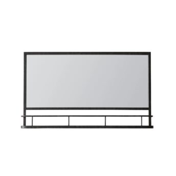 Modern Shelf Metal Framed Wall Mirror