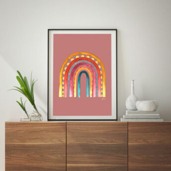 Rainbow-Warrior-in-Blush-Fine-Art-Print-LifeStyle1