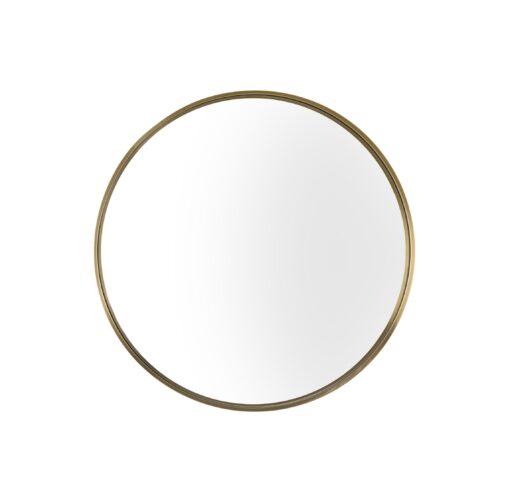 Gia Stainless Steel Wall Mirror Champagne Gold