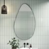 Pebble Shape II Bathroom Wall Mirror