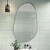 Pebble Shape III Bathroom Wall Mirror