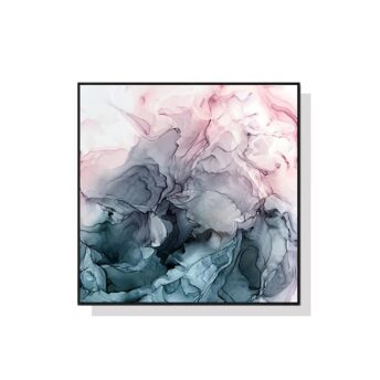 Coloured Marble Style Wall Art Canvas