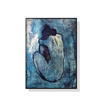 Blue Nude by Pablo Picasso Wall Art Canvas
