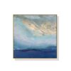 Gold and Blue Abstract Wall Art Canvas