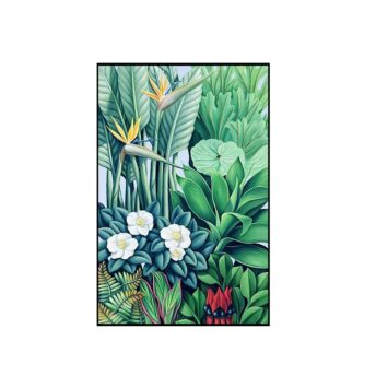 Tropical Plants Wall Art Canvas