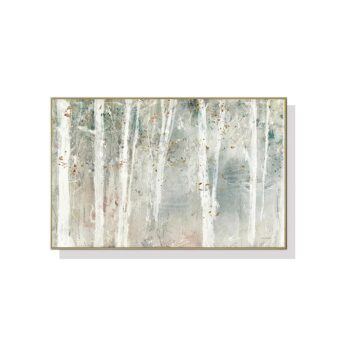 Woodland Painting Style Wall Art Canvas