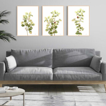 Eucalyptus-Native-Living-1-in-White-Fine-Art-Print-LifeStyle1