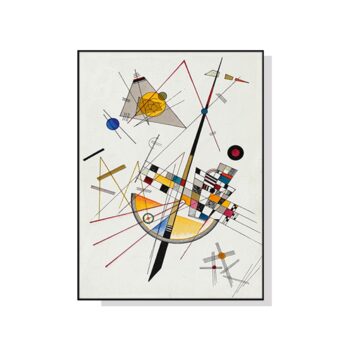 Delicate Tension Wall Art Canvas By Wassily Kandinsky