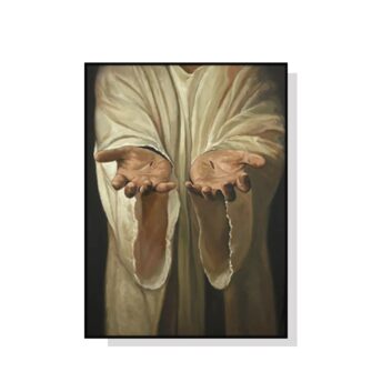 Hands of Jesus Wall Art Canvas