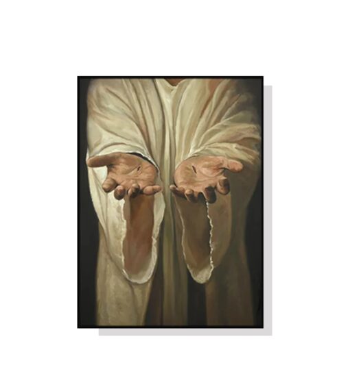 Hands of Jesus Wall Art Canvas
