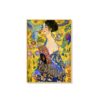 Lady With A Fan By Klimt Wall Art Canvas