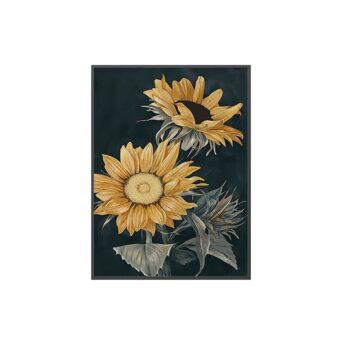 Classic Sunflower Wall Art Canvas