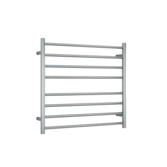 Brushed Stainless Steel Round Heated Ladder Rail