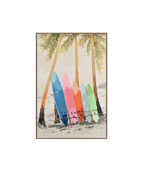Coloured Surf Boards Wall Art Canvas