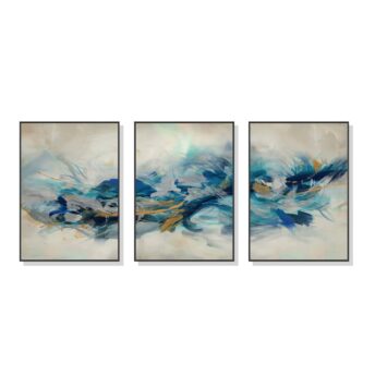 Set of 3 Abstract Universal Wall Art Canvas
