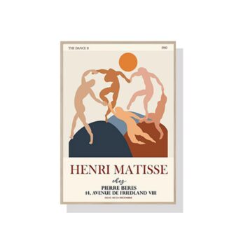 Dancing by Henri Matisse Wall Art Canvas