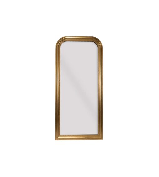 Clemence Gold Leaf Floor Mirror