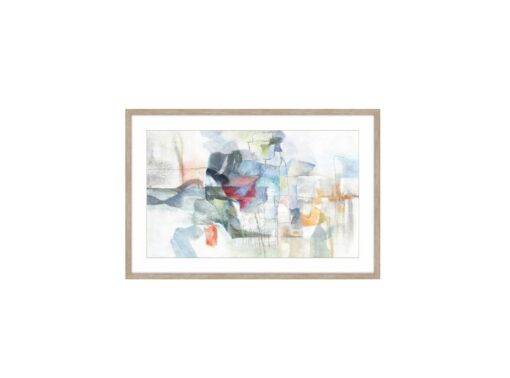 Multi Coloured Abstract Framed Wall Art