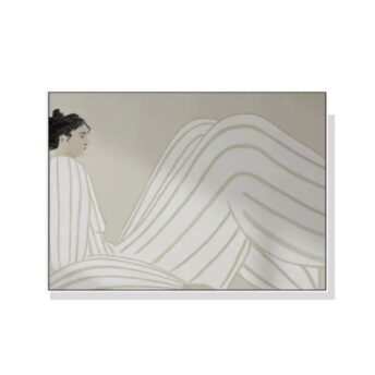 Waves Abstract Lady Wall Art Canvas