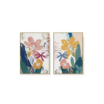 Set of 2 Summer Smile Wall Art Canvas