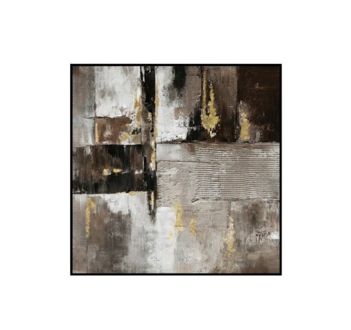 Hand Painted Earthy Abstract Wall Art Canvas
