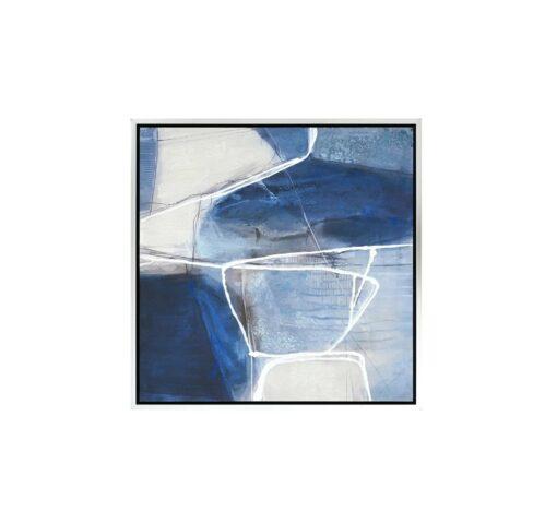 Blue Abstract || Enhanced Wall Art Canvas Print