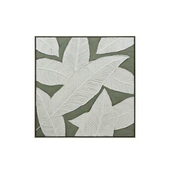Hand Painted Leaves of Serenity Wall Art Canvas