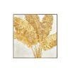 Hand Painted Gold Leaves Wall Art Canvas
