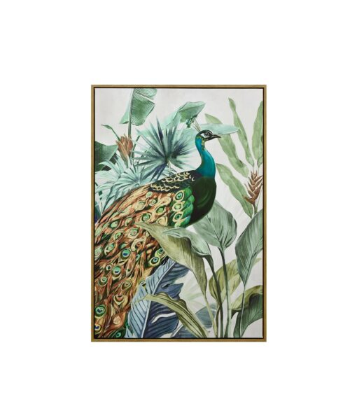 Pretty Peacock Wall Art Canvas