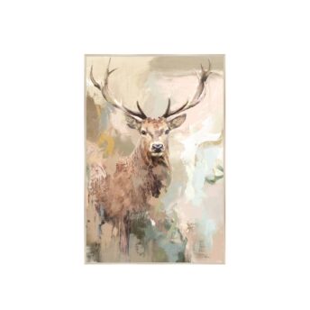 Artistic Deer Wall Art Canvas