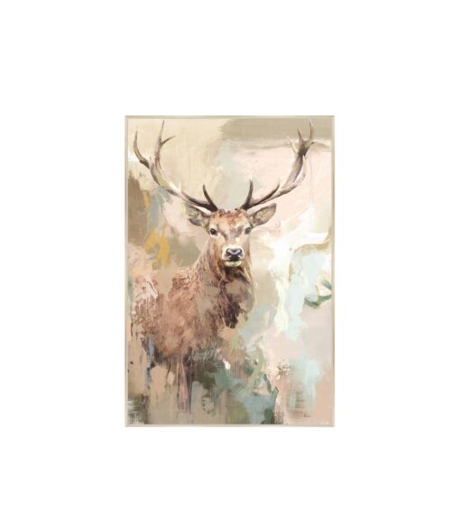 Artistic Deer Wall Art Canvas