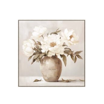 Flower in a Vase Wall Art Canvas A
