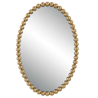 Esther Oval Wall Mirror Gold