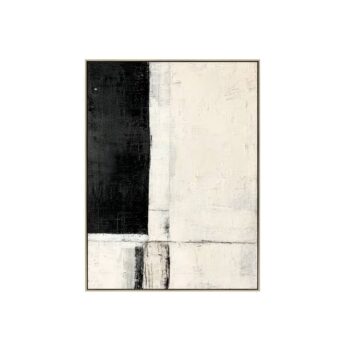 Monochrome Minimalist Abstract Wall Art Canvas