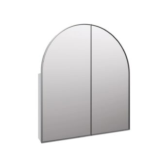 Amir Arch Mirror Cabinet Brushed Nickel